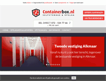 Tablet Screenshot of containerbox.nl